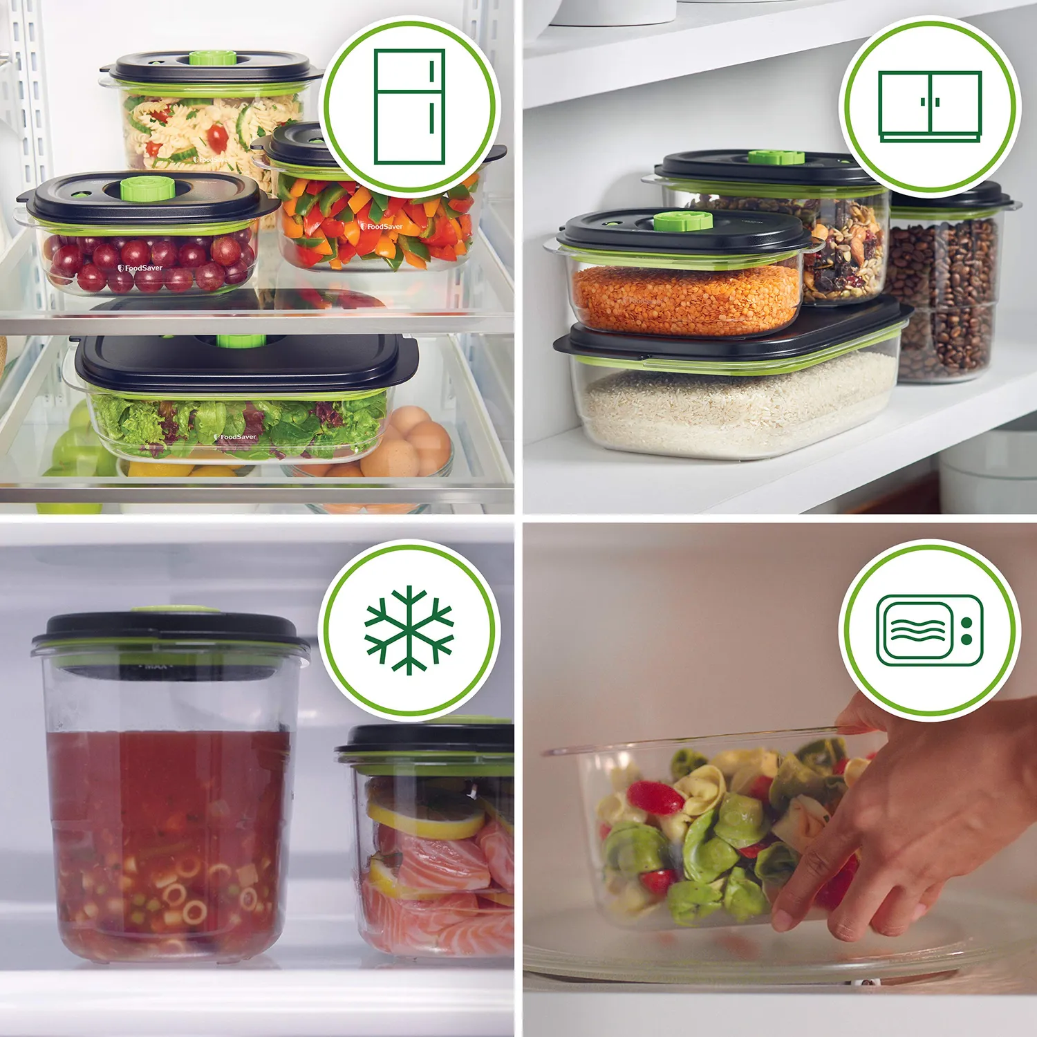 FoodSaver boîte sous vide 1,8 L pour conservation et marinade