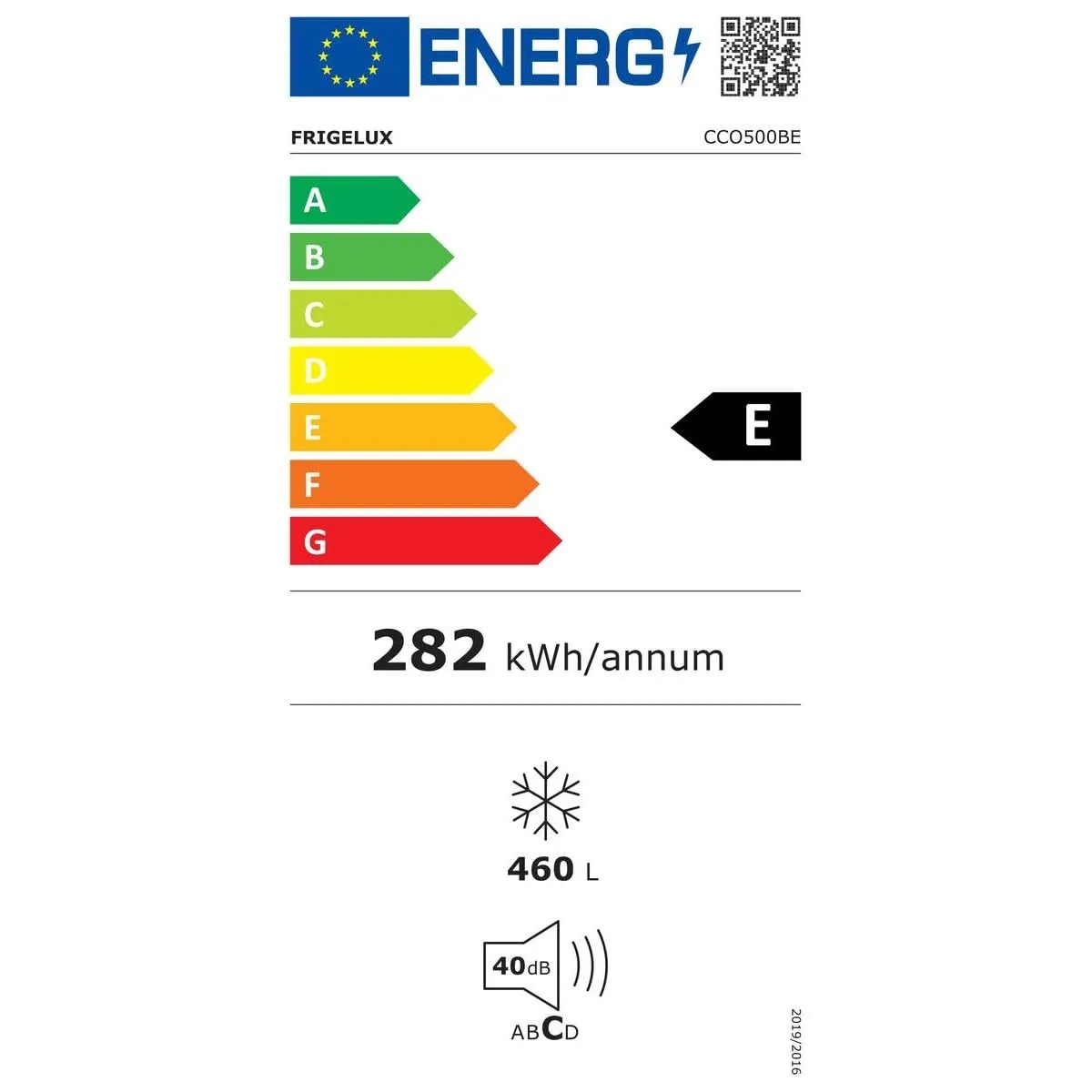 FrigeluX CCO500BE congélateur coffre blanc 460 L froid statique
