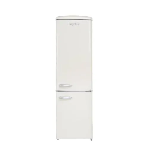 FRIGELUX CB255RCD réfrigérateur combiné rétro 244 L crème