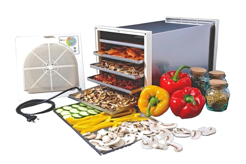 Tom Press déshydrateur alimentaire tunnel inox 6 plateaux