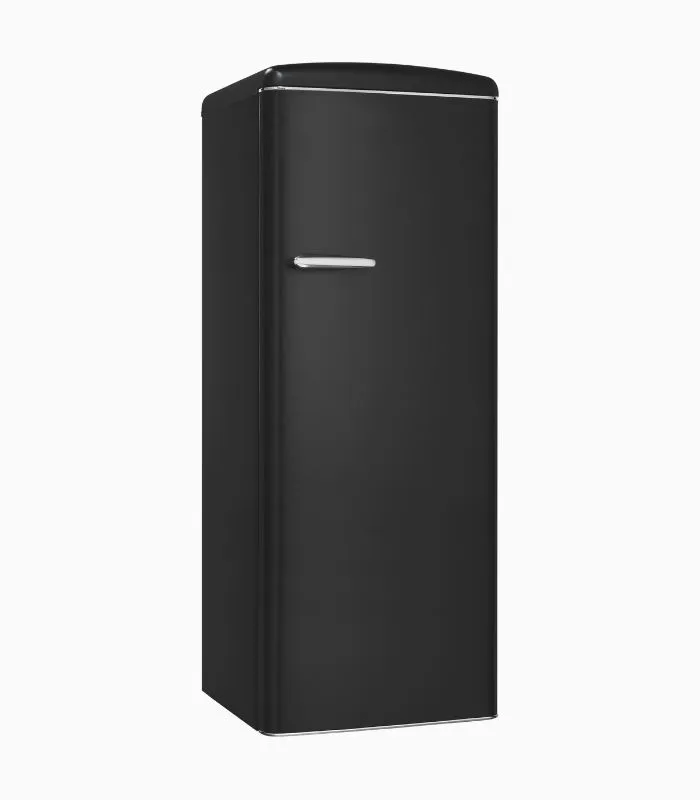 EXQUISIT RKS325-V-H-161E réfrigérateur rétro noir mat