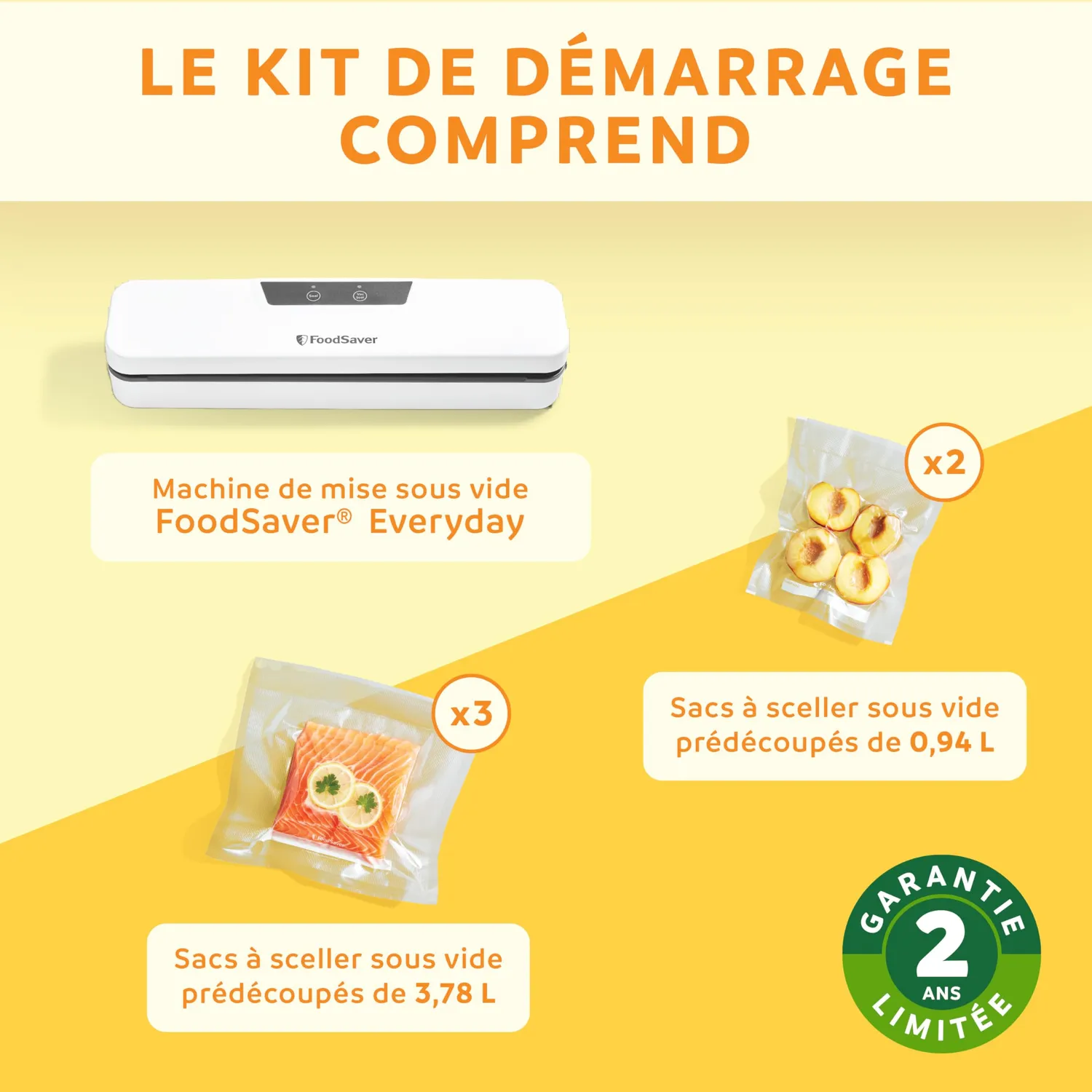 FoodSaver Everyday VS0290X machine sous vide compacte