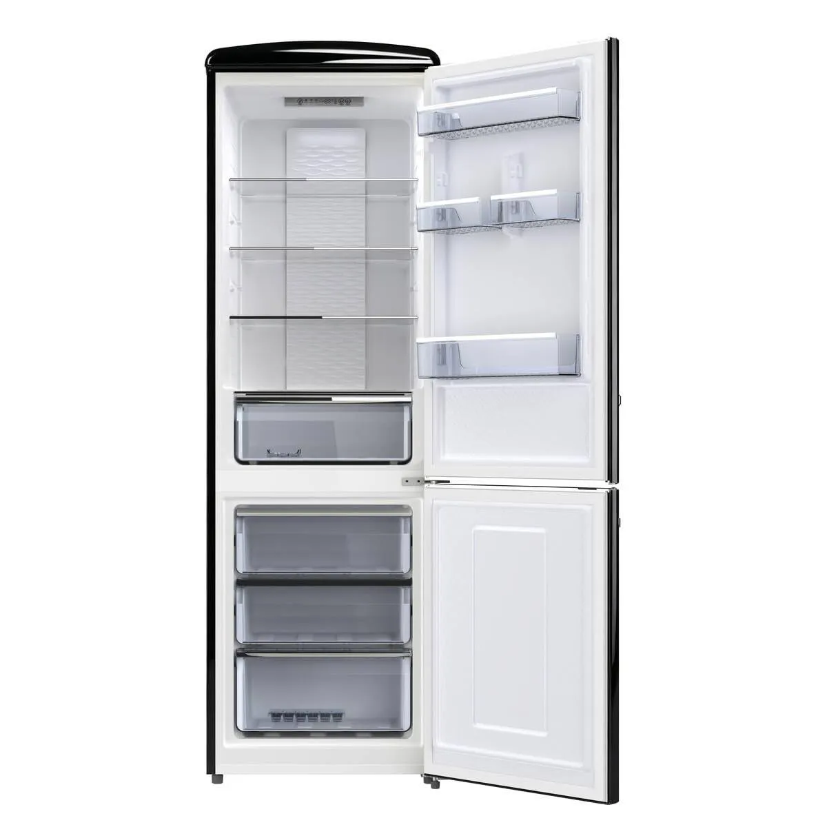 FRIGELUX CBNF330RND réfrigérateur combiné noir 330 L No Frost