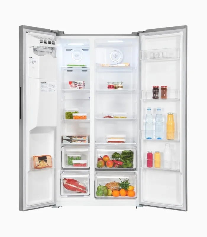 EXQUISIT SBS520-CF-040E réfrigérateur américain inox