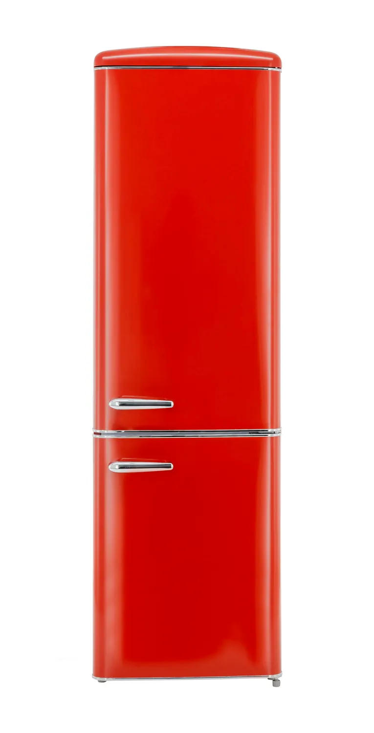 EXQUISIT RKGC250-70-H-160E réfrigérateur rétro rouge