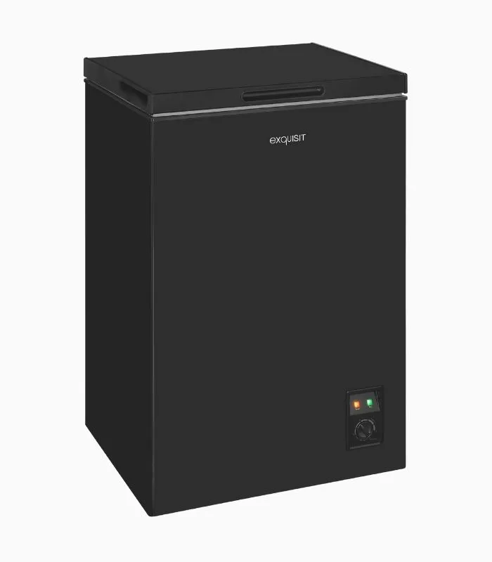 EXQUISIT GT100-050E congélateur coffre noir