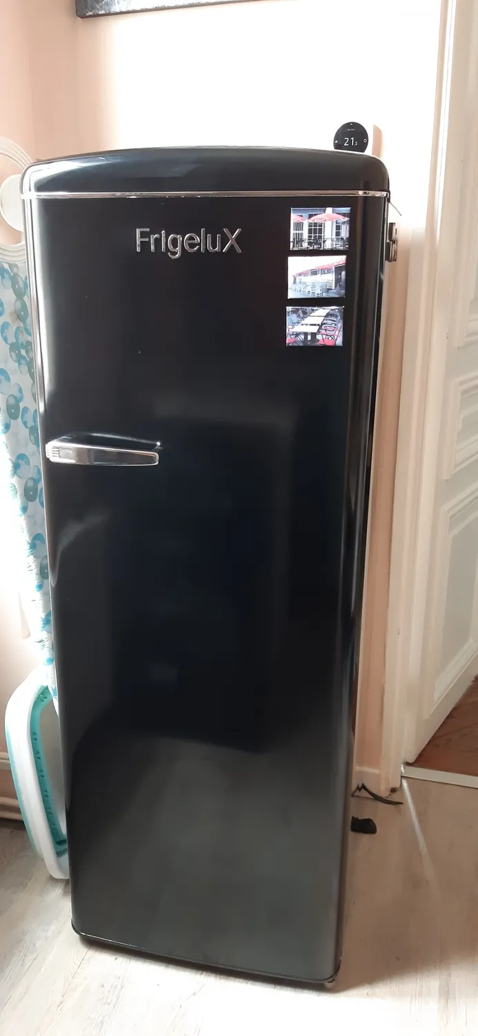 FRIGELUX RF218RNA++ réfrigérateur armoire noir 218 L vintage