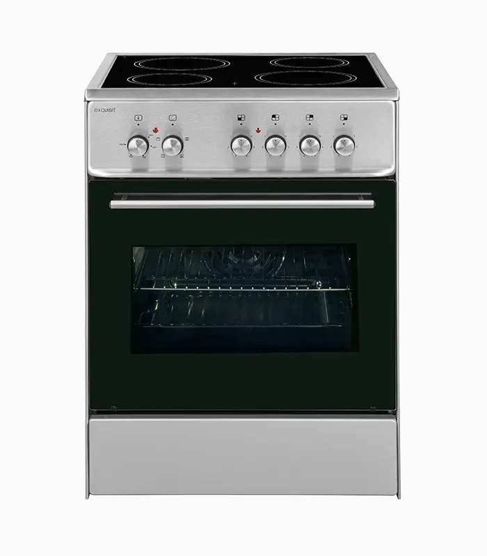 EXQUISIT ECM 6-4 Inox cuisinière inox