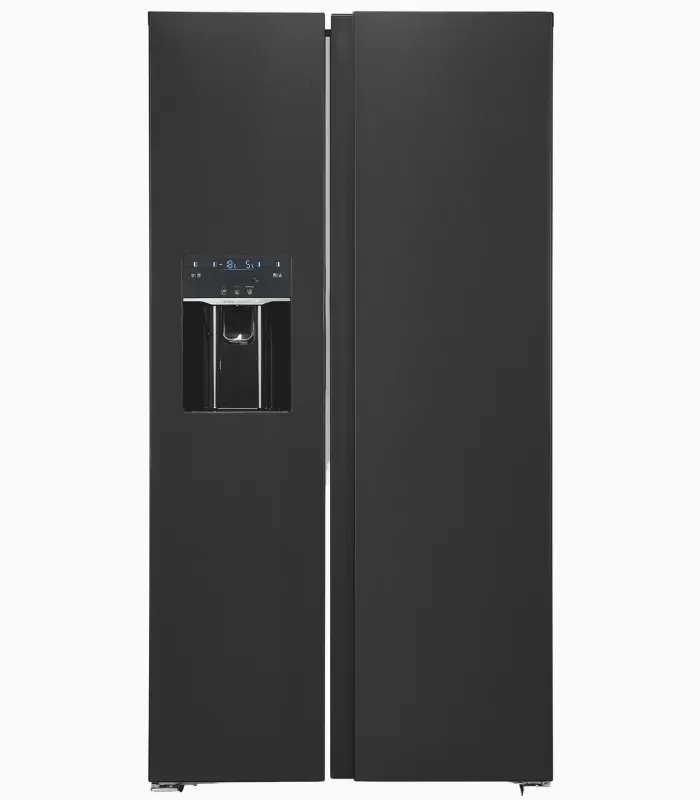 EXQUISIT SBS5520-CF-040E réfrigérateur américain aspect inox