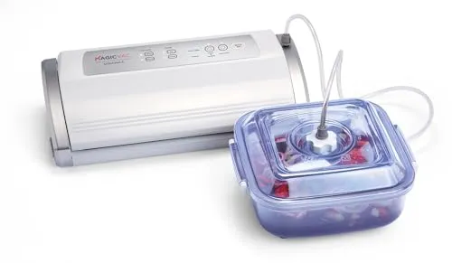 Magic Vac Dinamika machine sous vide alimentaire argent blanc