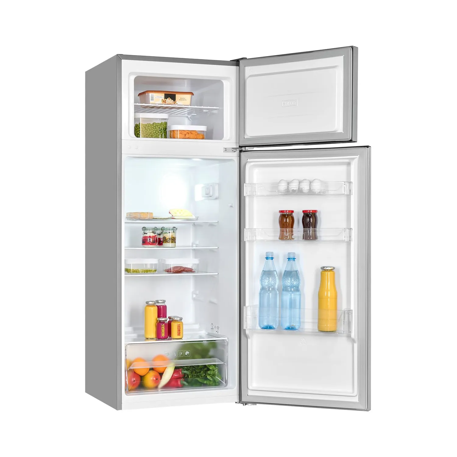 EXQUISIT KGC5270-45-040E combiné réfrigérateur-congélateur inox