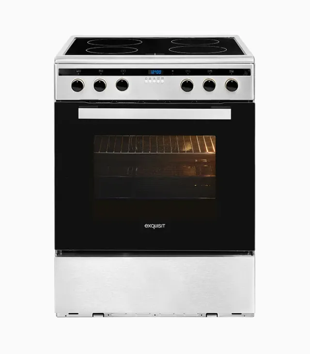 EXQUISIT EHI 60-3.1 Inox cuisinière électrique inox