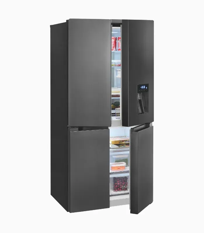 EXQUISIT MD430-100-WS-201 réfrigérateur américain inox