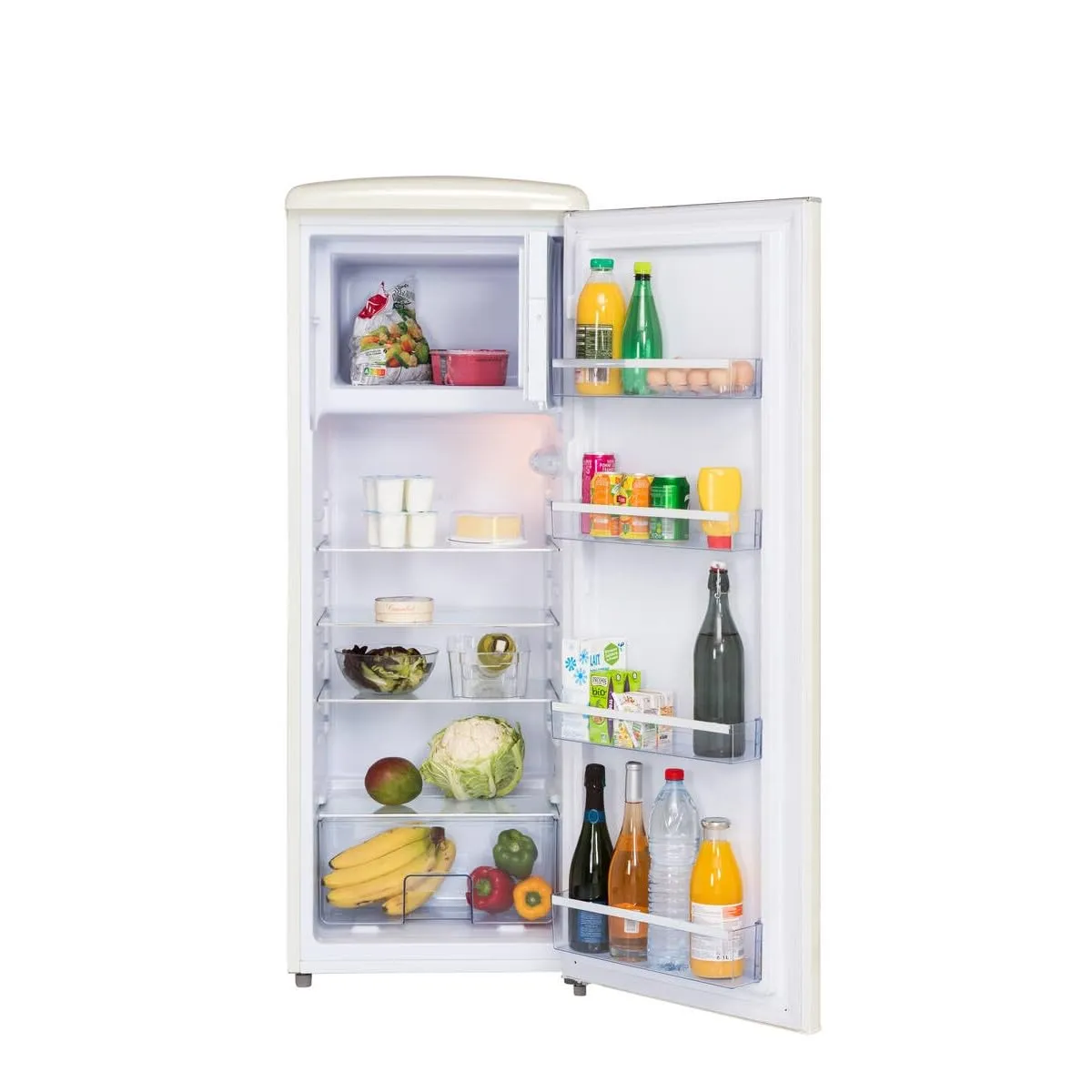 FRIGELUX RF218RCD réfrigérateur armoire crème 218 L rétro