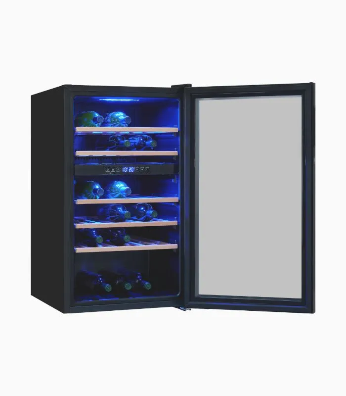 EXQUISIT WS2-45GTE-160G réfrigérateur à boissons noir