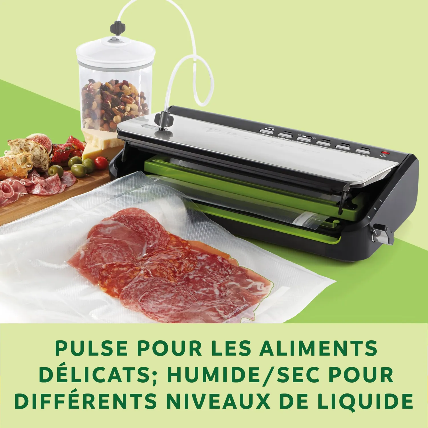 FoodSaver FFS005X machine sous vide avec cutter et rouleau 28 cm