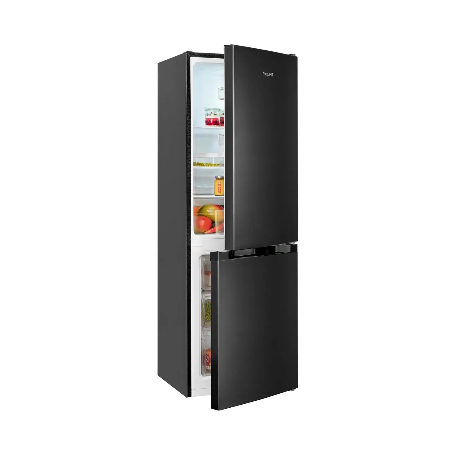 EXQUISIT KGC5231-60-E-050C combiné réfrigérateur-congélateur inox