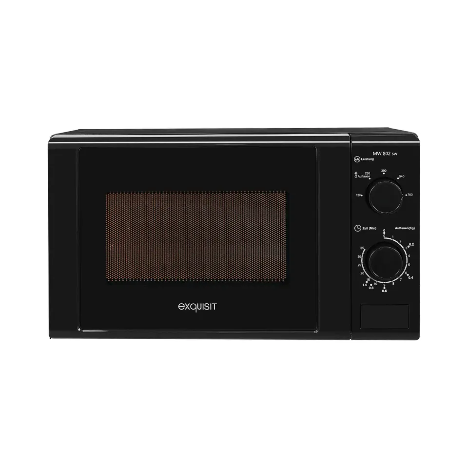 EXQUISIT MW 802 micro-ondes pose libre noir