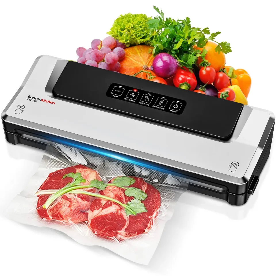 Bonsenkitchen VS2100 machine sous vide aliments sec humide