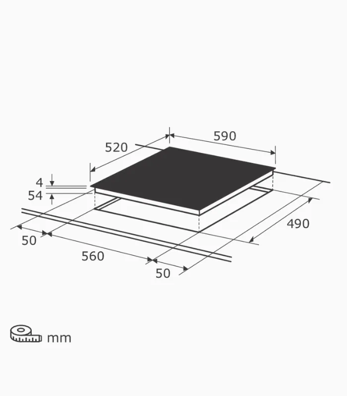 EXQUISIT EKI 602-19S plaque de cuisson