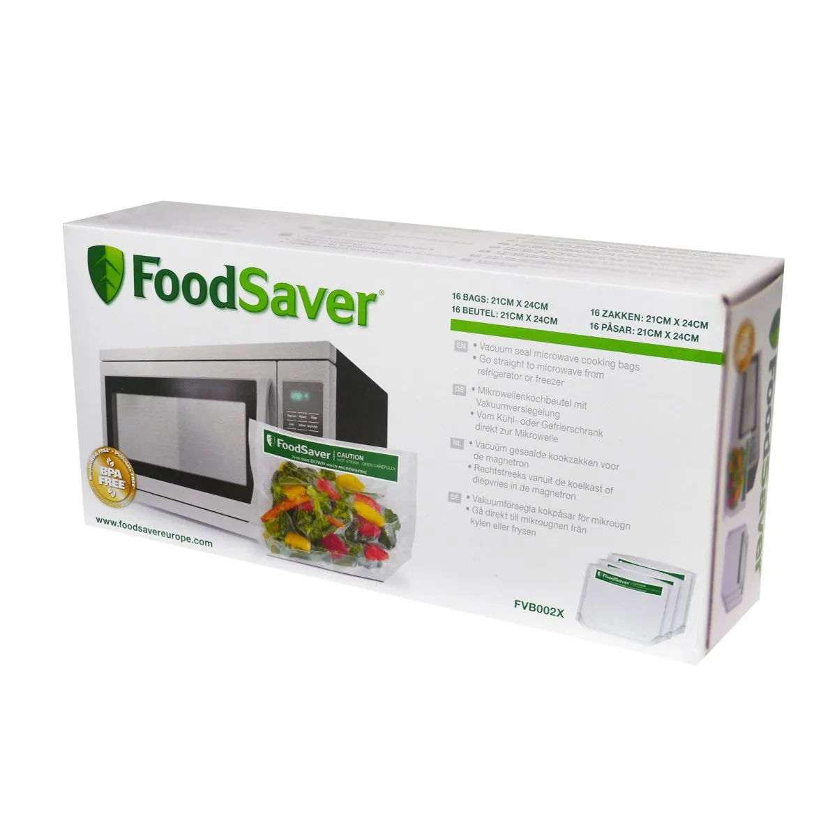 FOOD SAVER FSR2002I rouleaux de sacs sous vide 20 cm, 2 pièces