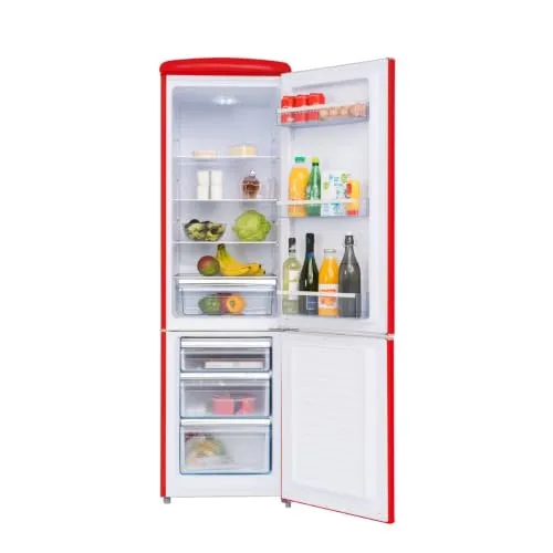 FRIGELUX CB255RRD réfrigérateur combiné rouge 244 L vintage