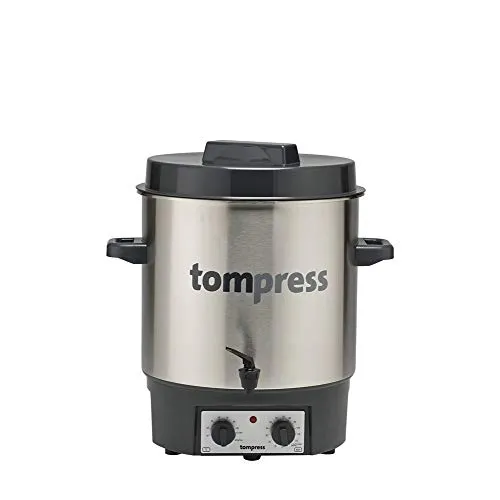Tom Press stérilisateur électrique à bocaux inox 27 L avec robinet