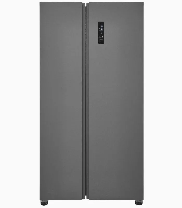 EXQUISIT SBS546-040E réfrigérateur américain anthracite
