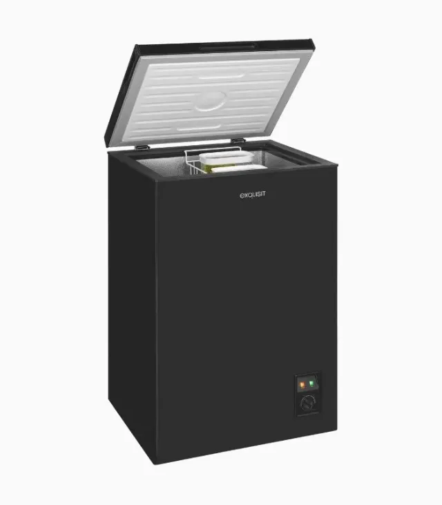 EXQUISIT GT100-050E congélateur coffre noir