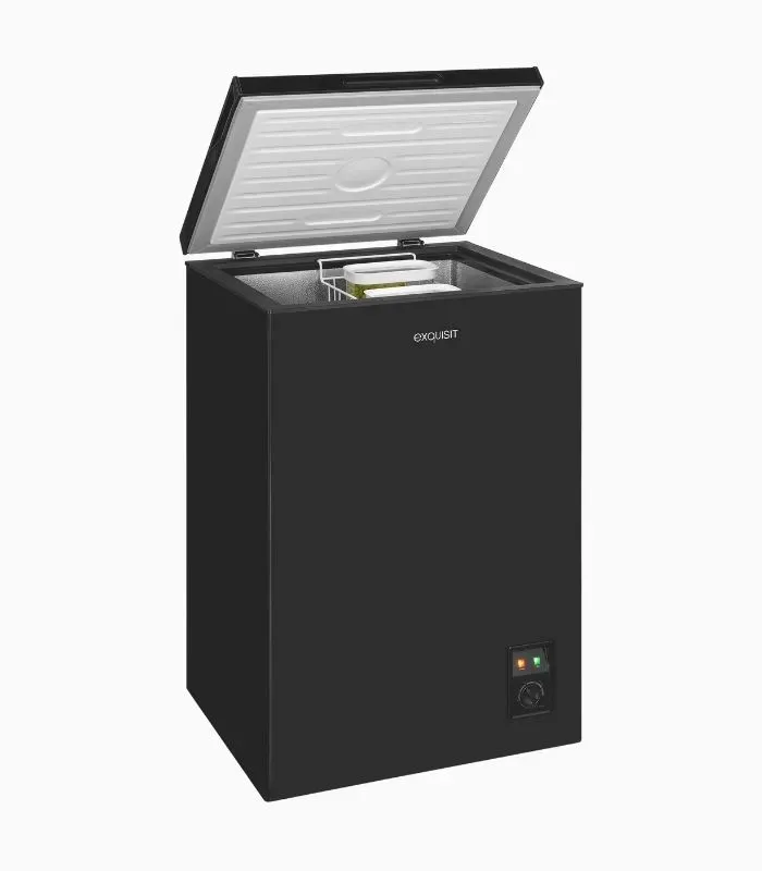 EXQUISIT GT100-050E congélateur coffre noir