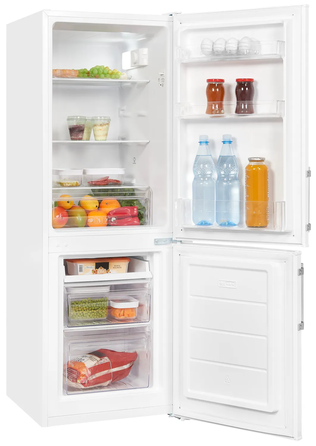 EXQUISIT KGC233-60-HE-040D réfrigérateur combiné blanc