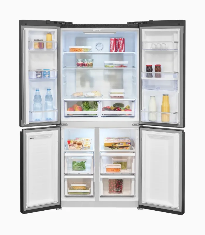 EXQUISIT MD430-100-WS-201 réfrigérateur américain inox