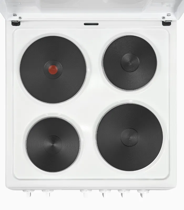 EXQUISIT EH9-3-090 weiss cuisinière électrique blanche