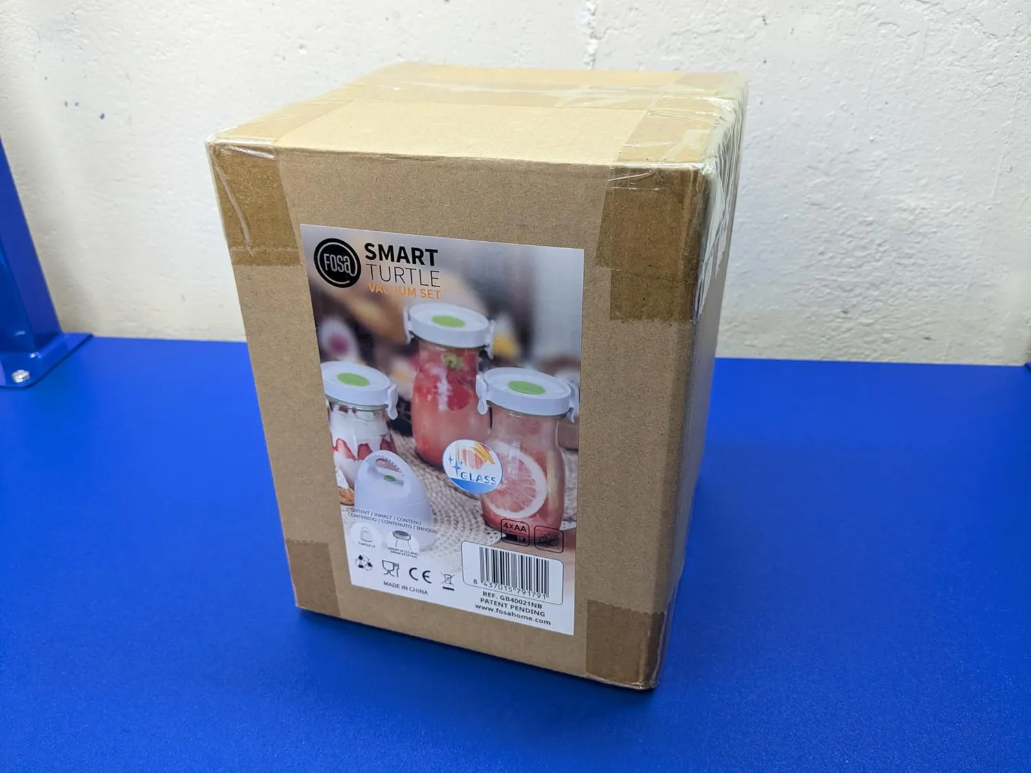 FOSA O2Go carafes sous vide en verre 500 ml et 350 ml, lot de 3