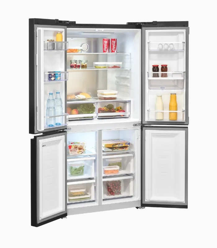 EXQUISIT MD430-100-WS-201 réfrigérateur américain inox