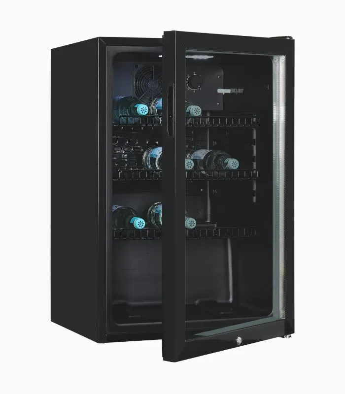 EXQUISIT GKS120-GT-160C réfrigérateur à boissons noir