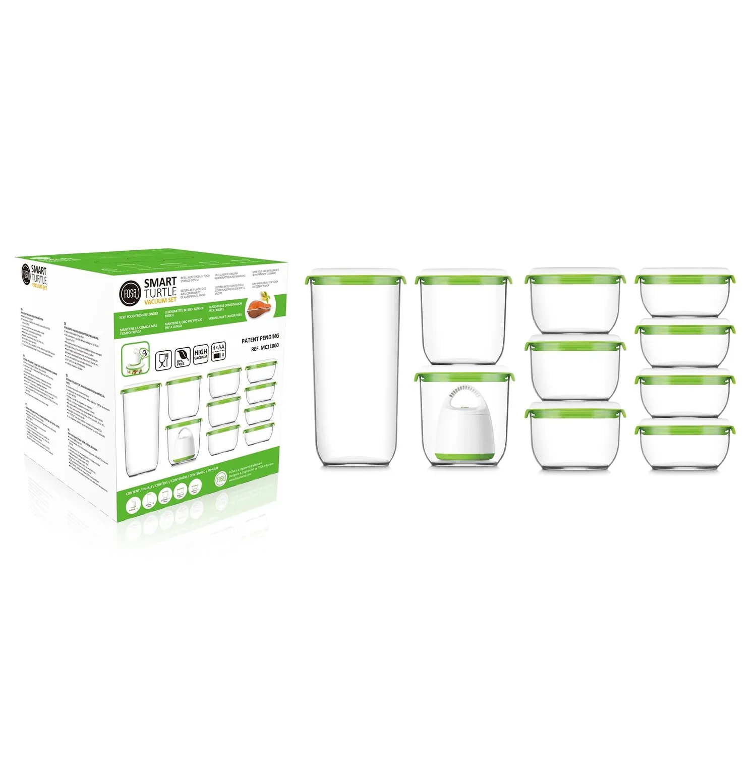 FOSA Madrid Collection STARTER Kit sous vide 600 ml + 1 350 ml