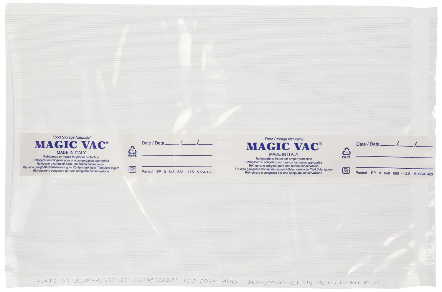 Magic Vac sacs sous vide 20 × 30 cm, lot de 50 sans BPA