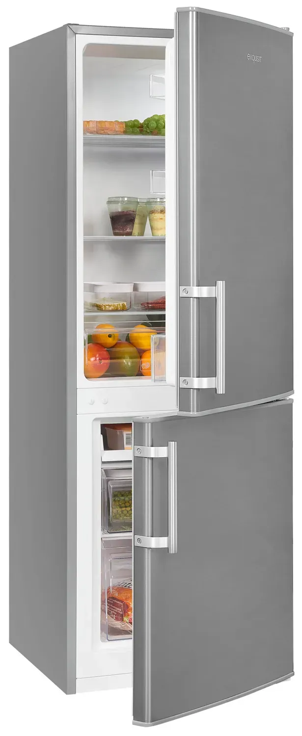 EXQUISIT KGC233-60-HE-040D combiné réfrigérateur congélateur inoxlook