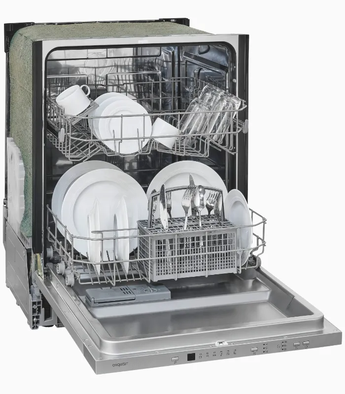 EXQUISIT EGSP56312-E-030E lave-vaisselle encastrable argent