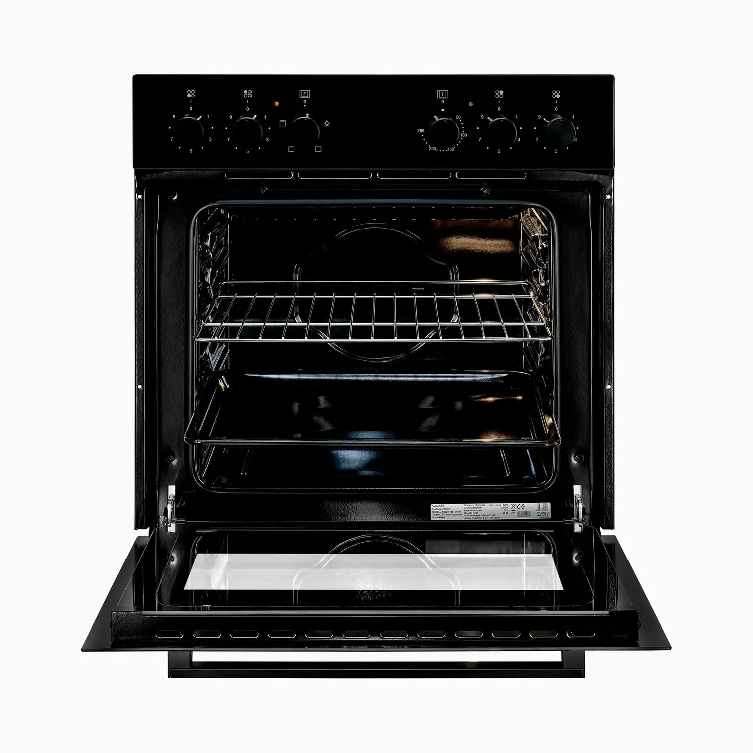 EXQUISIT EHE5246-020 Set four encastrable noir