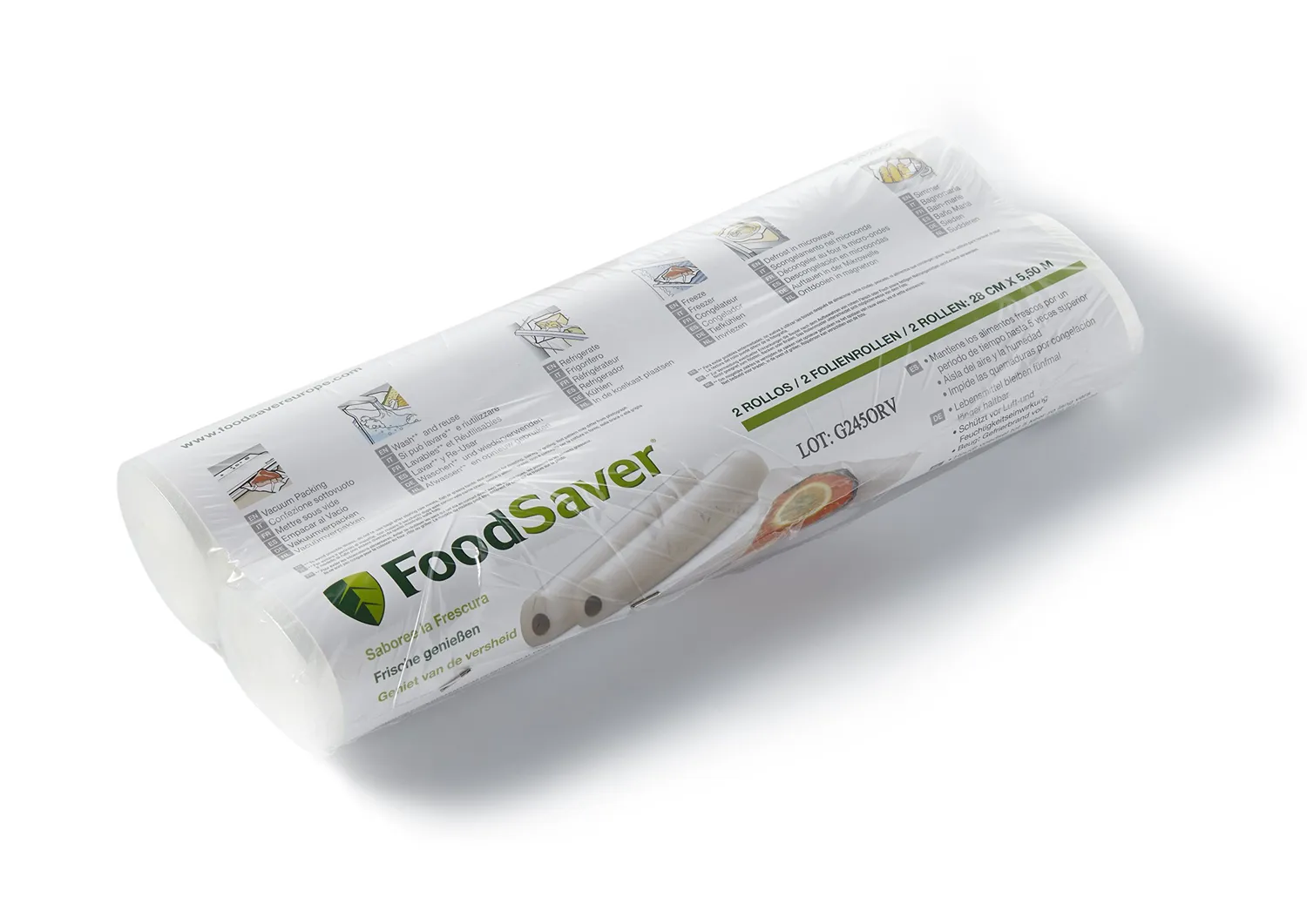 FOOD SAVER FSR2002I rouleaux de sacs sous vide 20 cm, 2 pièces