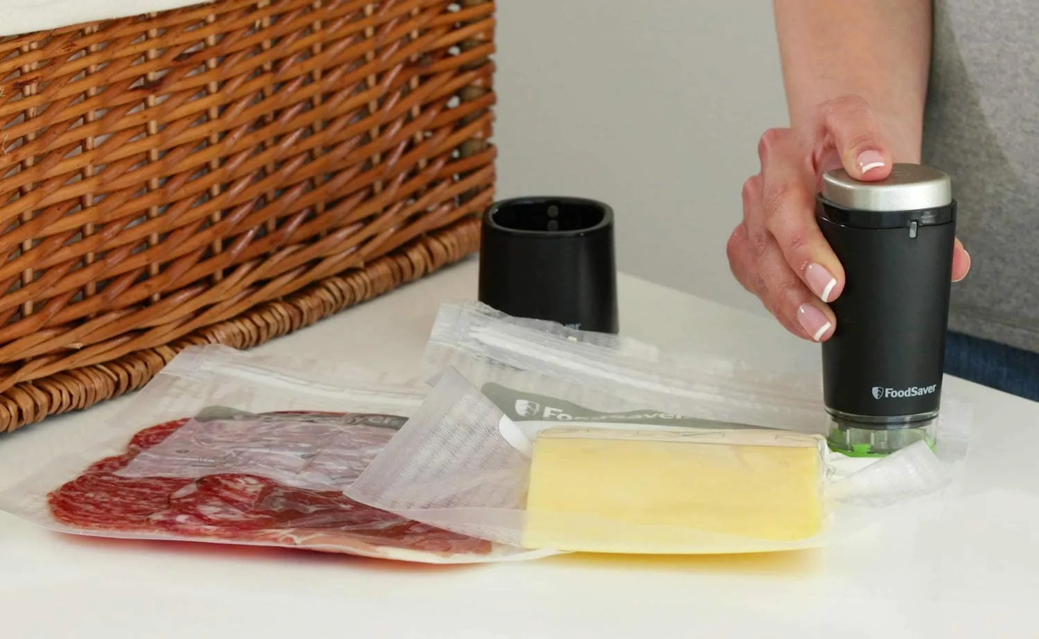 FoodSaver sacs sous vide à glissière 3,8 l, lot de 20, réutilisables