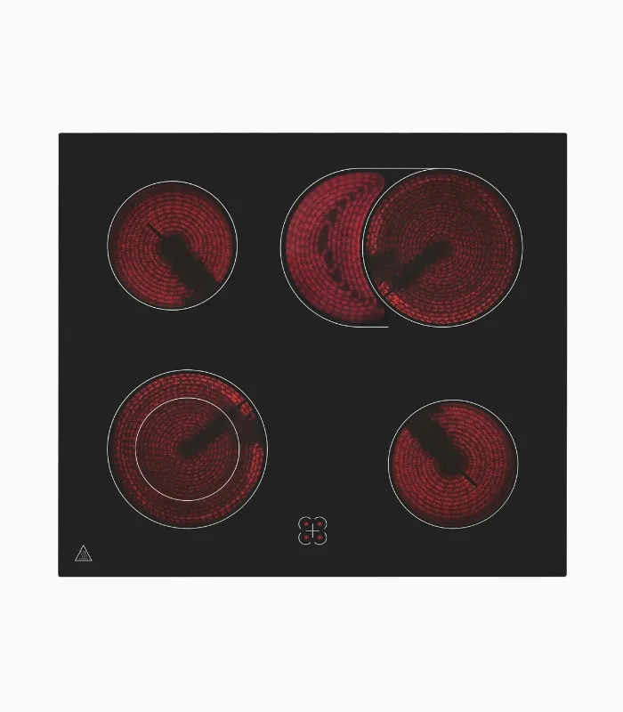 EXQUISIT EHE258-UBZ-020 cuisinière encastrable noire