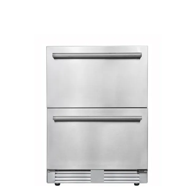 FRIGELUX RE2T136A réfrigérateur extérieur double porte 136 L inox