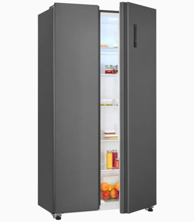 EXQUISIT SBS546-040E réfrigérateur américain anthracite