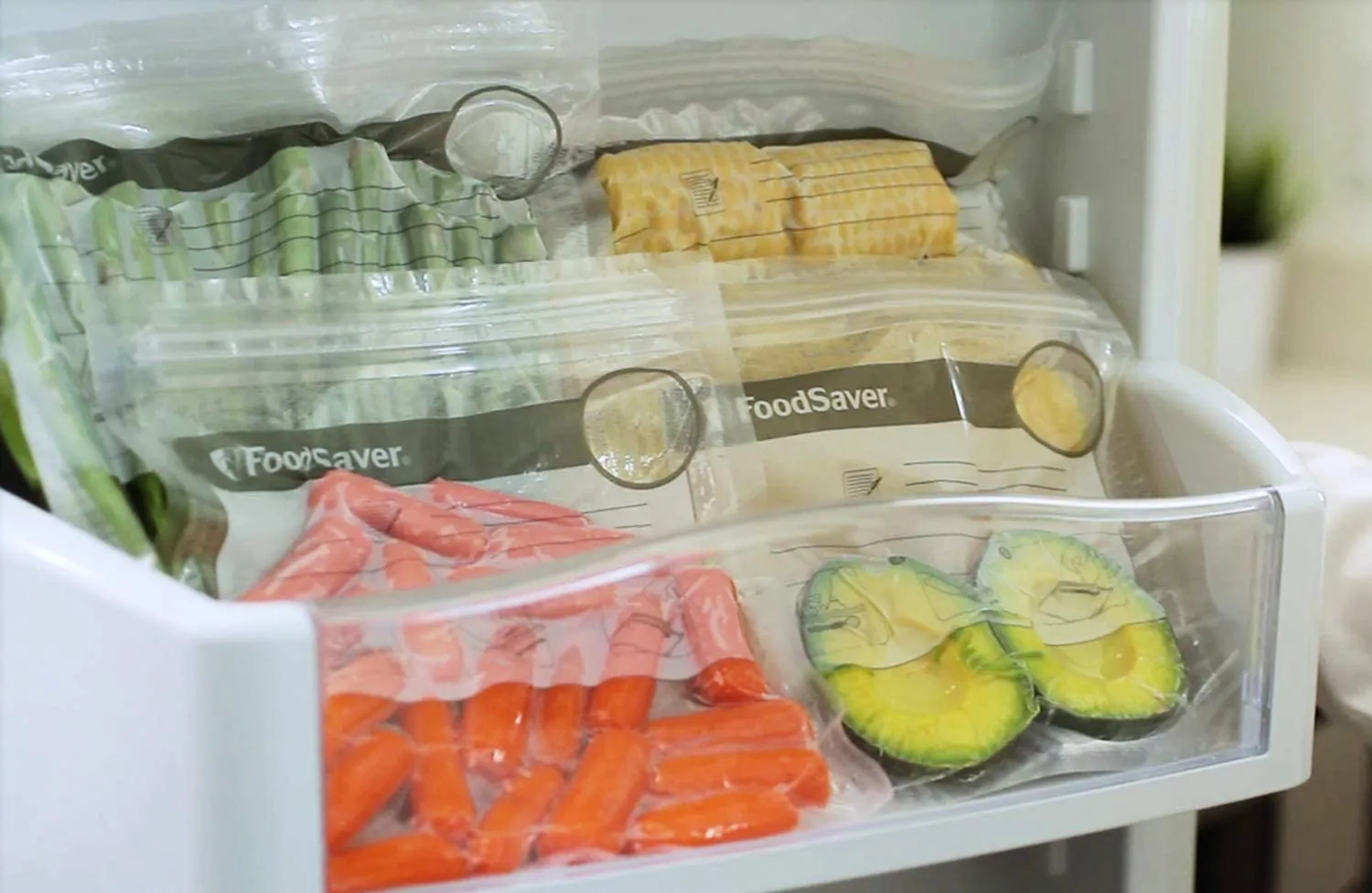 FoodSaver sacs sous vide à glissière 3,8 l, lot de 20, réutilisables