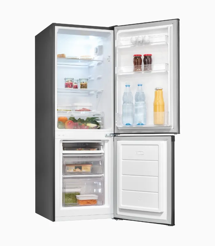 EXQUISIT KGC232-60-E-040C combiné réfrigérateur-congélateur inox