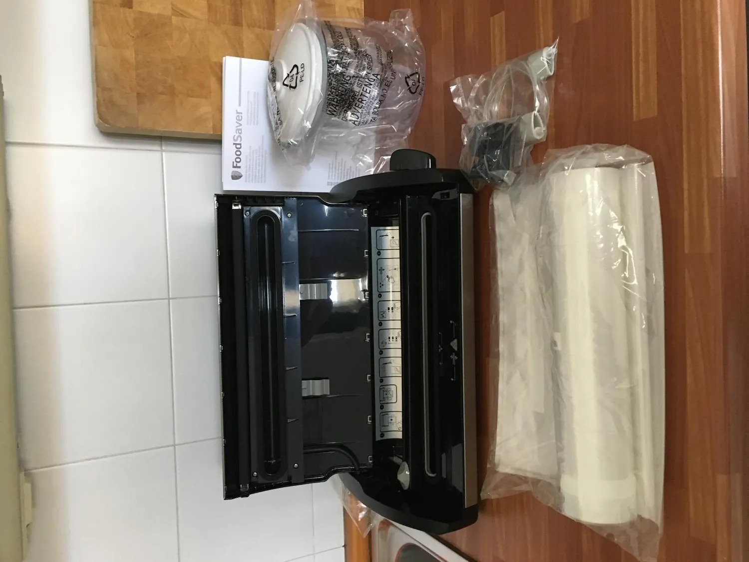 FoodSaver V2860-I machine sous vide avec sacs, argent et noir