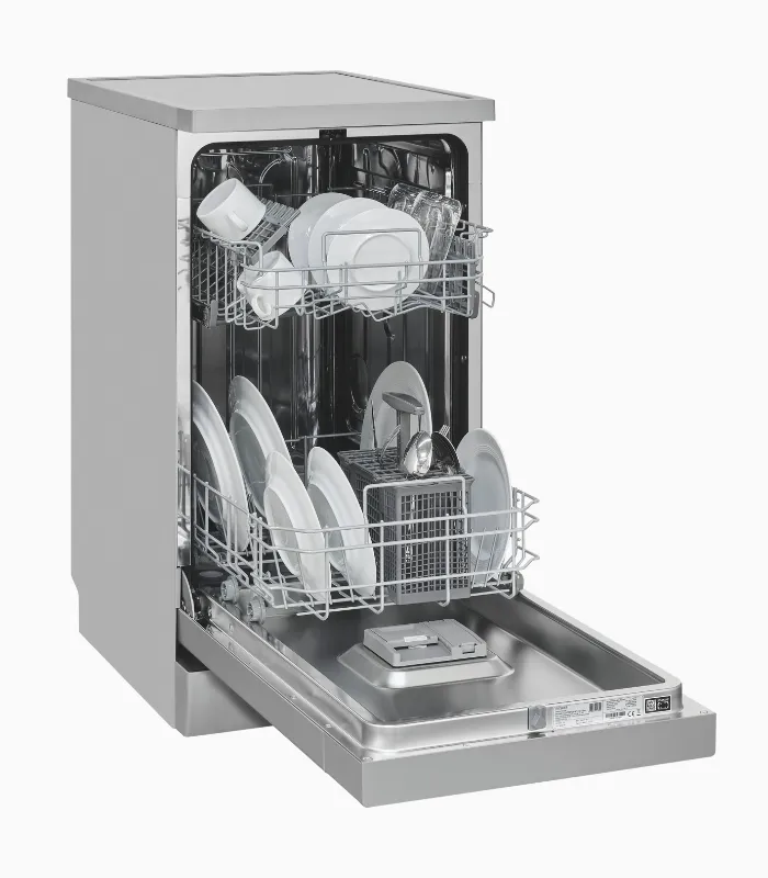 EXQUISIT GSP59109-451Dsilber lave-vaisselle pose libre argent